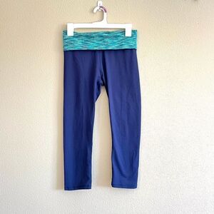 Fabletics Cropped Fold Over Band Leggings